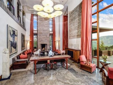Contemporary Luxury Aspen Location Ski Home 6 Bed 8 Baths